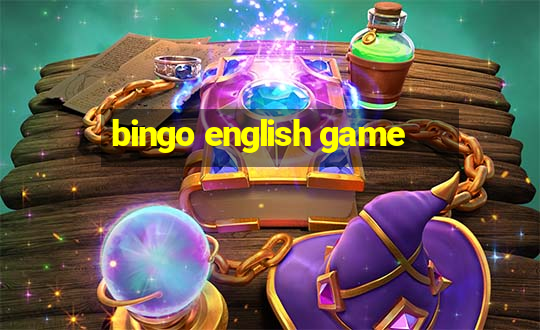 bingo english game