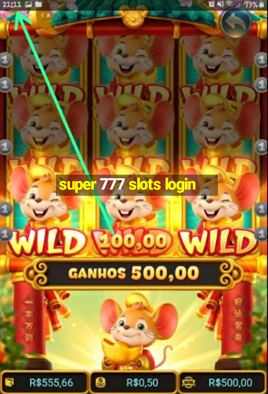 super 777 slots login