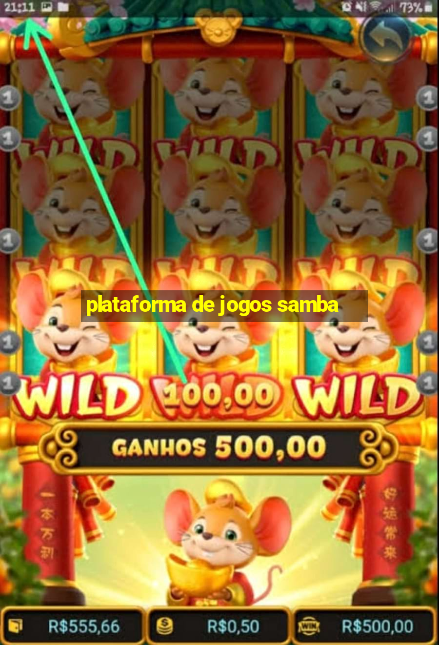 plataforma de jogos samba