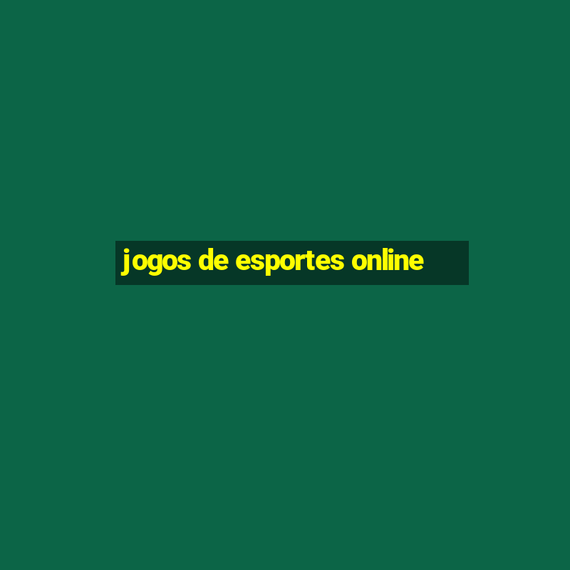 jogos de esportes online