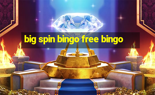 big spin bingo free bingo