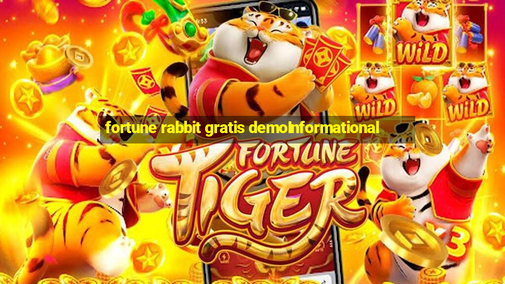 fortune rabbit gratis demoInformational