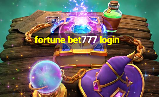 fortune bet777 login