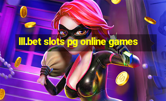 lll.bet slots pg online games