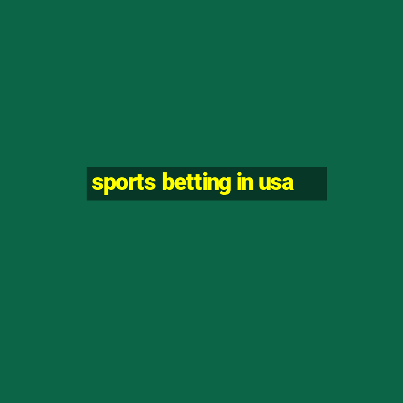 sports betting in usa