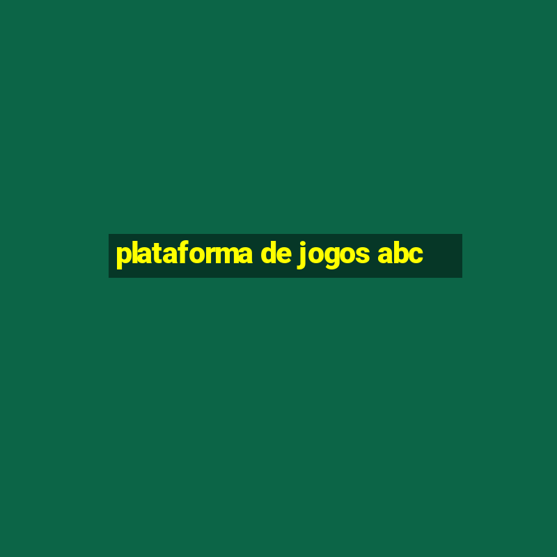 plataforma de jogos abc