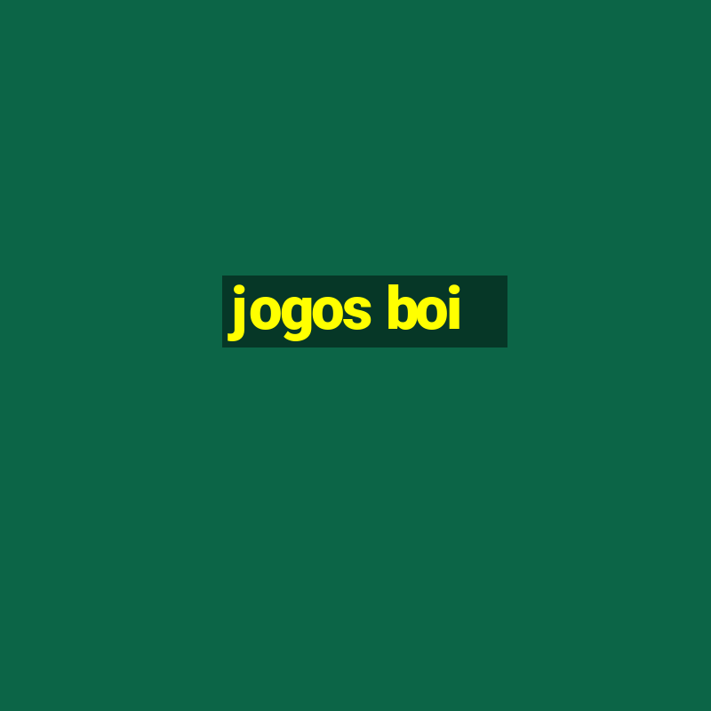 jogos boi