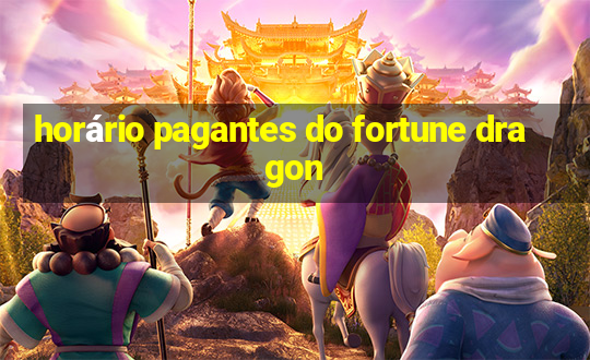 horário pagantes do fortune dragon